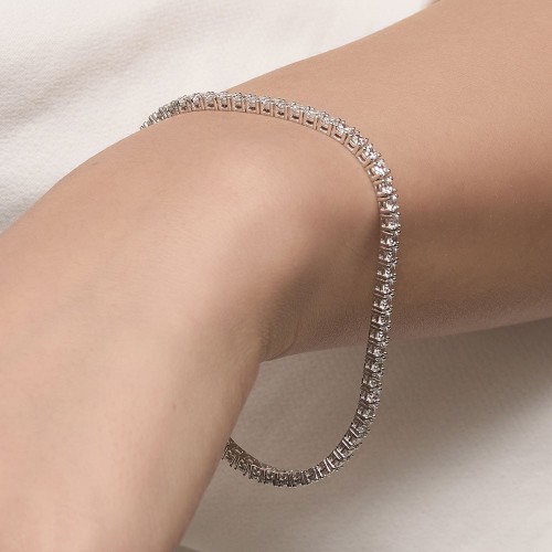 모이사나이트 다이아몬드 테니스 팔찌 4발 2.5mm (중) 요약정보 및 구매